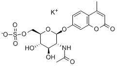 4-Methylumbelliferyl 6-Sulfo-2-acetamido-2-deoxy-b-D-glucopyranoside, Potassium Salt CAS#: 210357-38-3