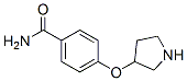4-(PYRROLIDIN-3-YLOXY)BENZAMIDE CAS#: 28490-66-6