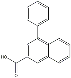 4-Phenylnaphthalene-2-carboxylic acid CAS#: 17560-24-6