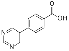 4-(Pyrimidin-5-yl)benzoic acid CAS#: 216959-91-0