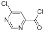 4-Pyrimidinecarbonyl chloride, 6-chloro- (9CI) CAS#: 263270-52-6