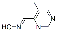 4-Pyrimidinecarboxaldehyde, 5-methyl-, oxime (8CI) CAS#: 28648-79-5