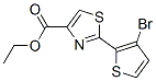 4-Thiazolecarboxylicacid,2-(3-bromo-2-thienyl)-,ethylester(9CI) CAS#: 256508-38-0
