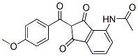 4-(acetylamino)-2-(4-methoxybenzoyl)indane-1,3-Dione CAS#: 247149-95-7