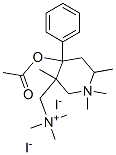 (4-acetyloxy-1,1,3,6-tetramethyl-4-phenyl-5,6-dihydro-2H-pyridin-3-yl)methyl-trimethyl-azanium diiodide CAS#: 28866-60-6