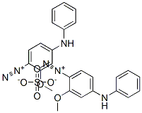 4-anilino-2-methoxybenzenediazonium sulphate (2:1) CAS#: 29377-89-7
