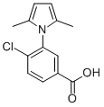 4-chloro-3-(2,5-dimethyl-1H-pyrrol-1-yl)benzoic acid CAS#: 26165-62-8