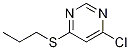 4-chloro-6-propylsulfanyl-pyrimidine CAS#: 263276-29-5