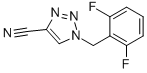 4-cyano-1-(2,6-difluorobenzyl)-1H-1,2,3-triazole CAS#: 202003-06-3