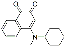 4-(cyclohexylmethylamino)-1,2-naphthoquinone CAS#: 25107-73-7