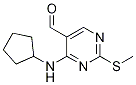 4-(cyclopentylaMino)-2-(Methylthio)pyriMidine-5-carbaldehyde CAS#: 211245-64-6