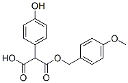 [(4-methoxyphenyl)methyl] hydrogen (4-hydroxyphenyl)malonate CAS#: 78641-40-4