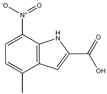 4-methyl-7-nitro-1H-indole-2-carboxylic acid CAS#: 289483-79-0