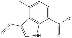 4-methyl-7-nitro-1H-indole-3-carbaldehyde CAS#: 289483-81-4