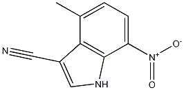 4-methyl-7-nitro-1H-indole-3-carbonitrile CAS#: 289483-82-5