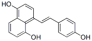 4-(p-Hydroxystyryl)-1,5-naphthalenediol CAS#: 27667-40-9