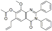 4(3H)-Quinazolinone, 6-allyl-7-hydroxy-8-methoxy-2,3-diphenyl-, acetate (ester) (8CI) CAS#: 23938-69-4