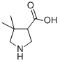 4,4-DIMETHYL-PYRROLIDINE-3-CARBOXYLIC ACID CAS#: 261896-35-9