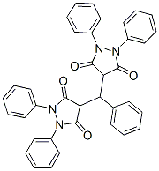 4,4'-(Phenylmethylene)bis(1,2-diphenyl-3,5-pyrazolidinedione) CAS#: 2652-72-4