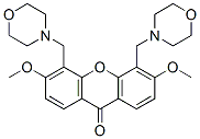4,5-Bis(morpholinomethyl)-3,6-dimethoxy-9H-xanthen-9-one CAS#: 27500-80-7