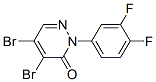 4,5-DIBROMO-2-(3,4-DIFLUOROPHENYL)-3(2H)-PYRIDAZINONE CAS#: 221031-08-9