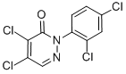 4,5-DICHLORO-2-(2,4-DICHLOROPHENYL)-2,3-DIHYDROPYRIDAZIN-3-ONE CAS#: 24725-65-3