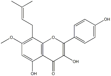 4',5-Dihydroxy-7-Methoxy-8-prenylflavonol CAS#: 28610-30-2