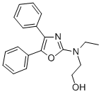 4,5-Diphenyl-2-(N-ethyl-N-(2-hydroxyethyl)amino)oxazole CAS#: 20503-79-1