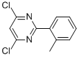 4,6-DICHLORO-2-(2-METHYLPHENYL)PYRIMIDINE CAS#: 26863-54-7