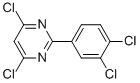 4,6-DICHLORO-2-(3,4-DICHLOROPHENYL)PYRIMIDINE CAS#: 21139-62-8
