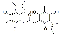 (4,6-Dihydroxy-2,3,5-trimethylbenzofuran-7-yl)(methyl) ketone CAS#: 21987-07-5