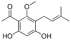 4',6'-Dihydroxy-3'-(3-methyl-2-butenyl)-2'-methoxyacetophenone CAS#: 27364-64-3