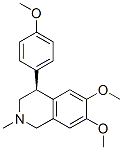 (4S)-1,2,3,4-Tetrahydro-4-(4-methoxyphenyl)-6,7-dimethoxy-2-methylisoquinoline CAS#: 23367-60-4