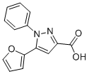 5-(2-FURYL)-1-PHENYL-1H-PYRAZOLE-3-CARBOXYLIC ACID CAS#: 100537-55-1