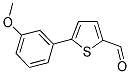 5-(3-METHOXY-PHENYL)-THIOPHENE-2-CARBALDEHYDE CAS#: 249504-37-8