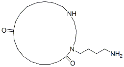5-(4-Aminobutyl)-1,5-diazacyclohenicosane-6,14-dione CAS#: 29579-66-6