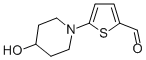 5-(4-Hydroxypiperidino)-2-thiophenecarbaldehyde CAS#: 207290-72-0