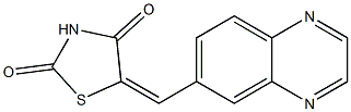 5-(6-Quinoxalinylmethylene)-2,4-thiazolidinedione CAS#: 648450-29-7