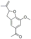 5-Acetyl-2,3-dihydro-2-isopropenyl-7-methoxybenzofuran CAS#: 26931-59-9