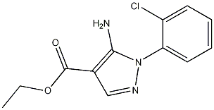 5-Amino-1-(2-chlorophenyl)-1H-pyrazole-4-carboxylic acid ethyl ester CAS#: 14678-86-5