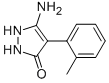5-Amino-4-o-tolyl-1,2-dihydro-pyrazol-3-one CAS#: 247184-07-2