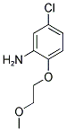 5-CHLORO-2-(2-METHOXY-ETHOXY)-PHENYLAMINE CAS#: 23987-21-5
