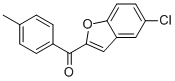5-CHLORO-2-(4-METHYLBENZOYL)BENZOFURAN CAS#: 220526-76-1