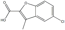 5-CHLORO-3-METHYL-1-BENZOFURAN-2-CARBOXYLIC ACID CAS#: 1134-00-5