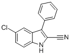 5-CHLORO-3-PHENYL-1H-INDOLE-2-CARBONITRILE CAS#: 24139-17-1