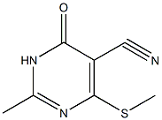 5-CYANO-2-METHYL-6-(METHYLTHIO)PYRIMIDIN-4(3H)-ONE CAS#: 15908-63-1