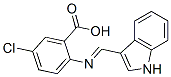 5-Chloro-2-(1H-indol-3-ylmethyleneamino)benzoic acid CAS#: 22394-36-1