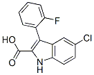 5-Chloro-3-(2-fluorophenyl)-1H-indole-2-carboxylic acid CAS#: 24106-89-6