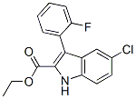 5-Chloro-3-(2-fluorophenyl)-1H-indole-2-carboxylic acid ethyl ester CAS#: 24106-88-5