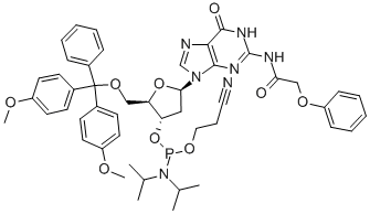 5'-DIMETHOXYTRITYL-N2-PHENOXYACETYL-2'-DEOXYGUANOSINE-3'-(2-CYANOETHYL-N,N-DIISOPROPYL)PHOSPHORAMIDITE CAS#: 110522-83-3